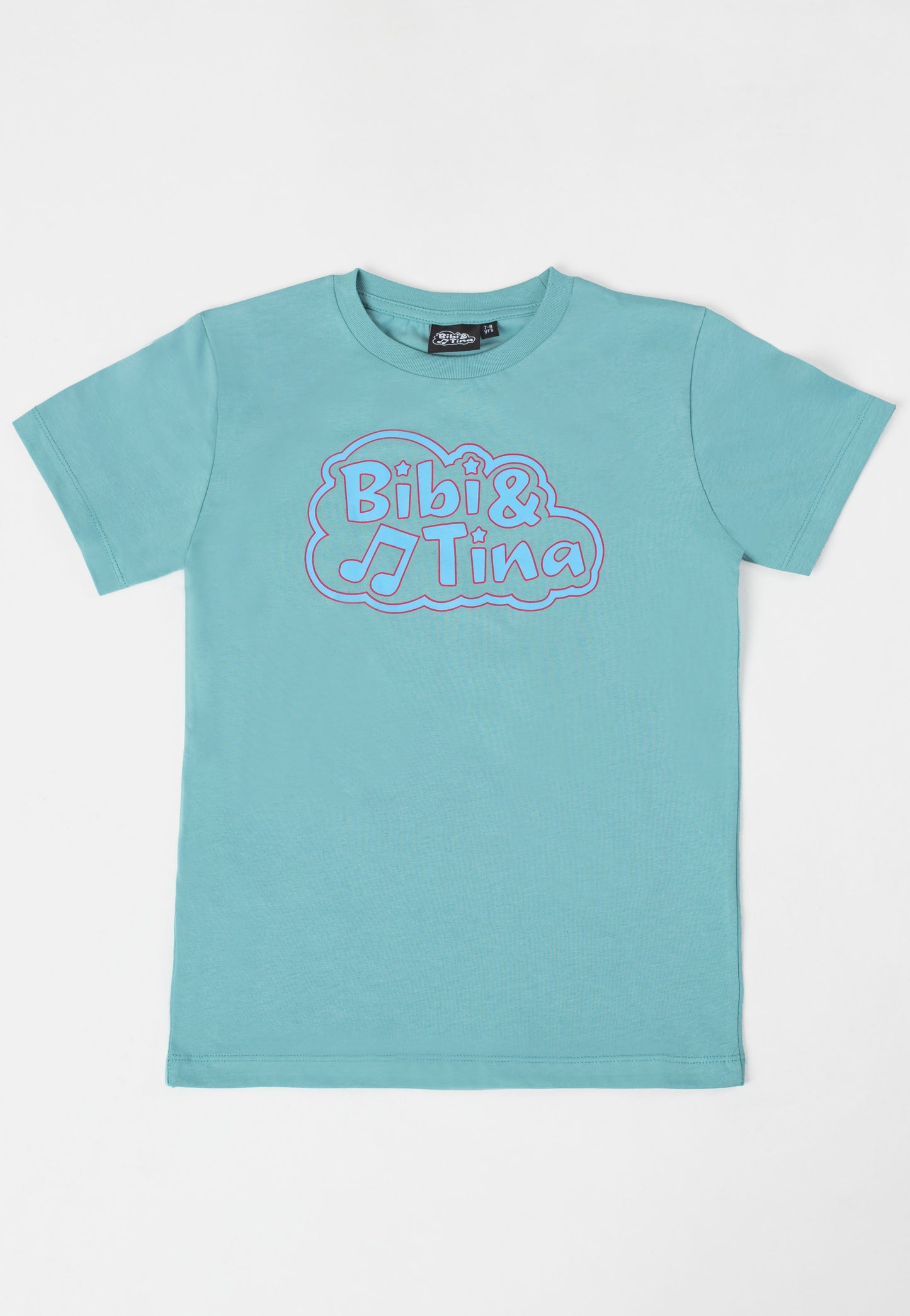 Bibi & Tina - Up Up Up Logo 2022 Teal Monstera - T-Shirt | Neutral-Image