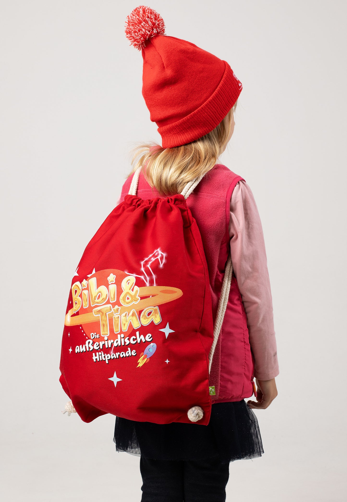 Bibi & Tina - Außerirdische Hitparade Red - Drawstringbag