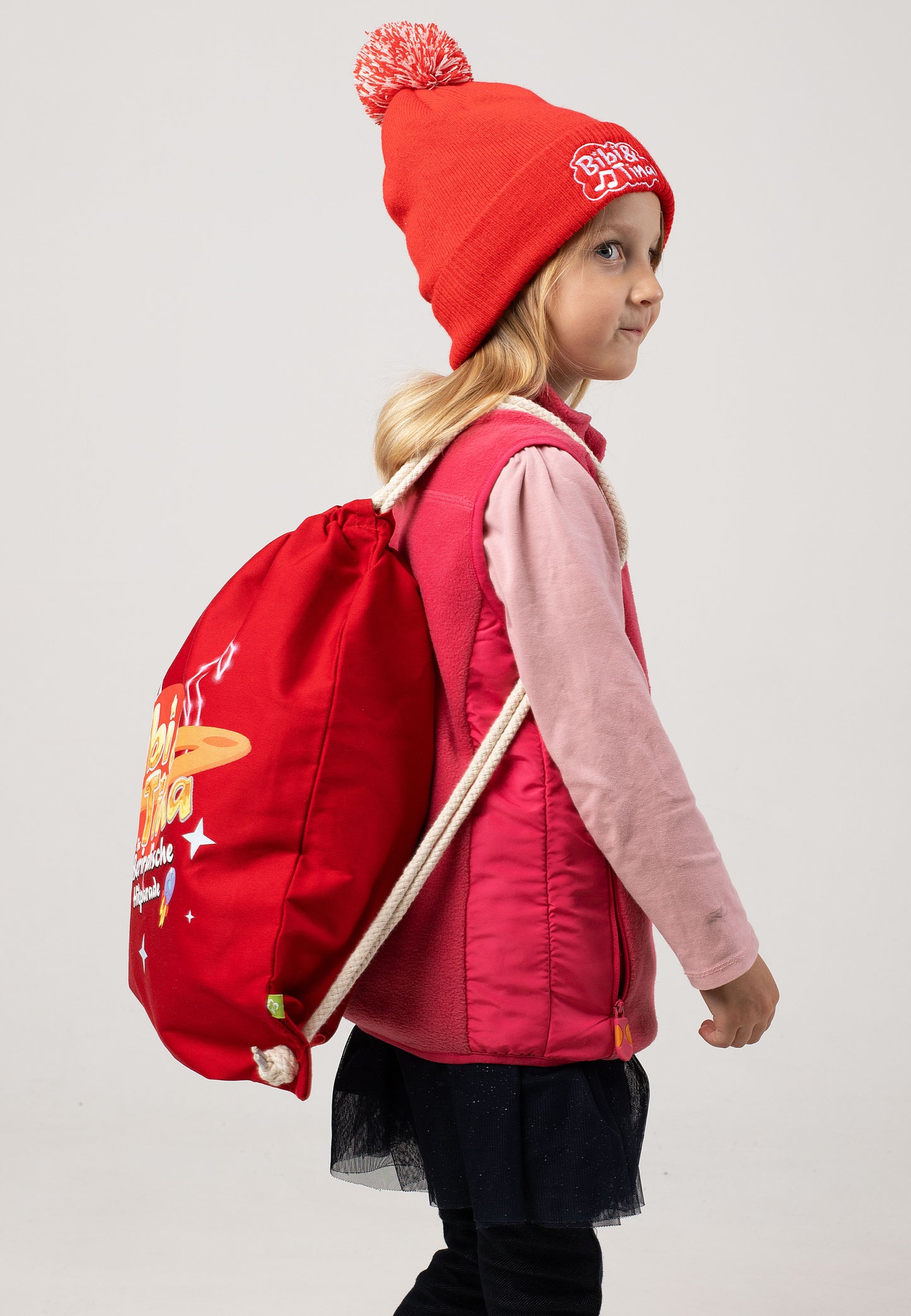 Bibi & Tina - Außerirdische Hitparade Red - Drawstringbag