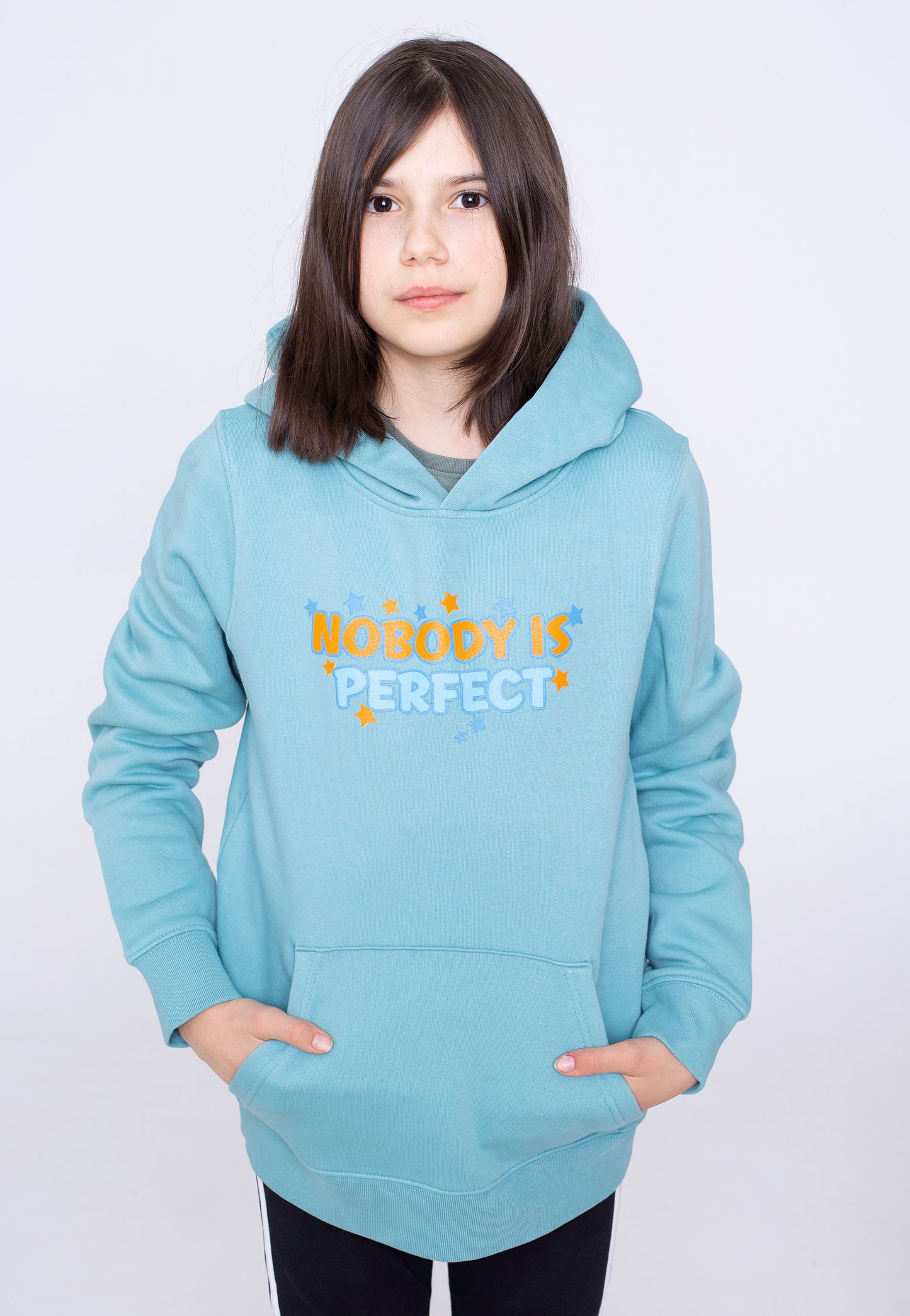 Bibi & Tina - Nobody's Perfect 2022 Teal Monstera - Hoodie | Men-Image