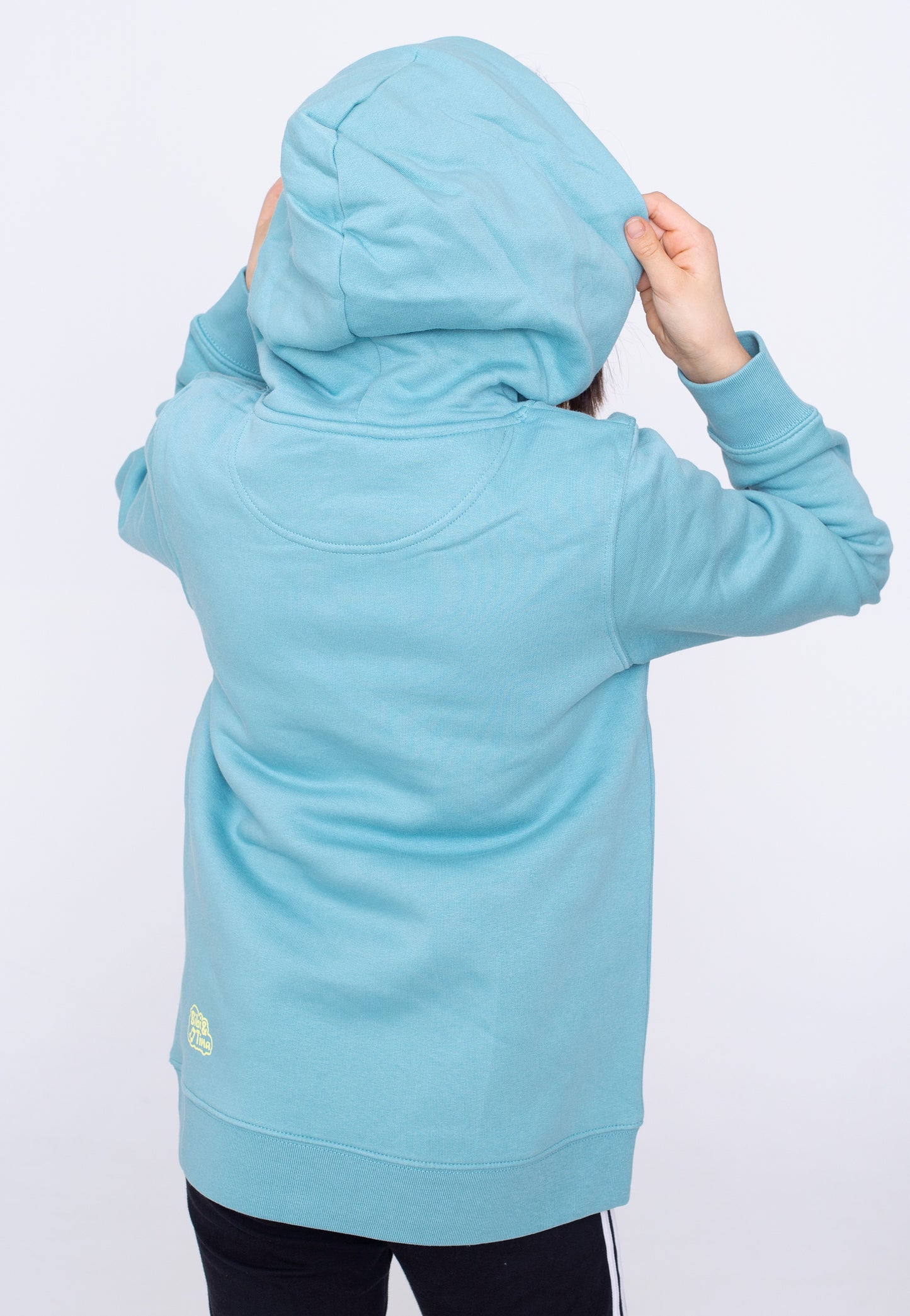 Bibi & Tina - Nobody's Perfect 2022 Teal Monstera - Hoodie | Men-Image
