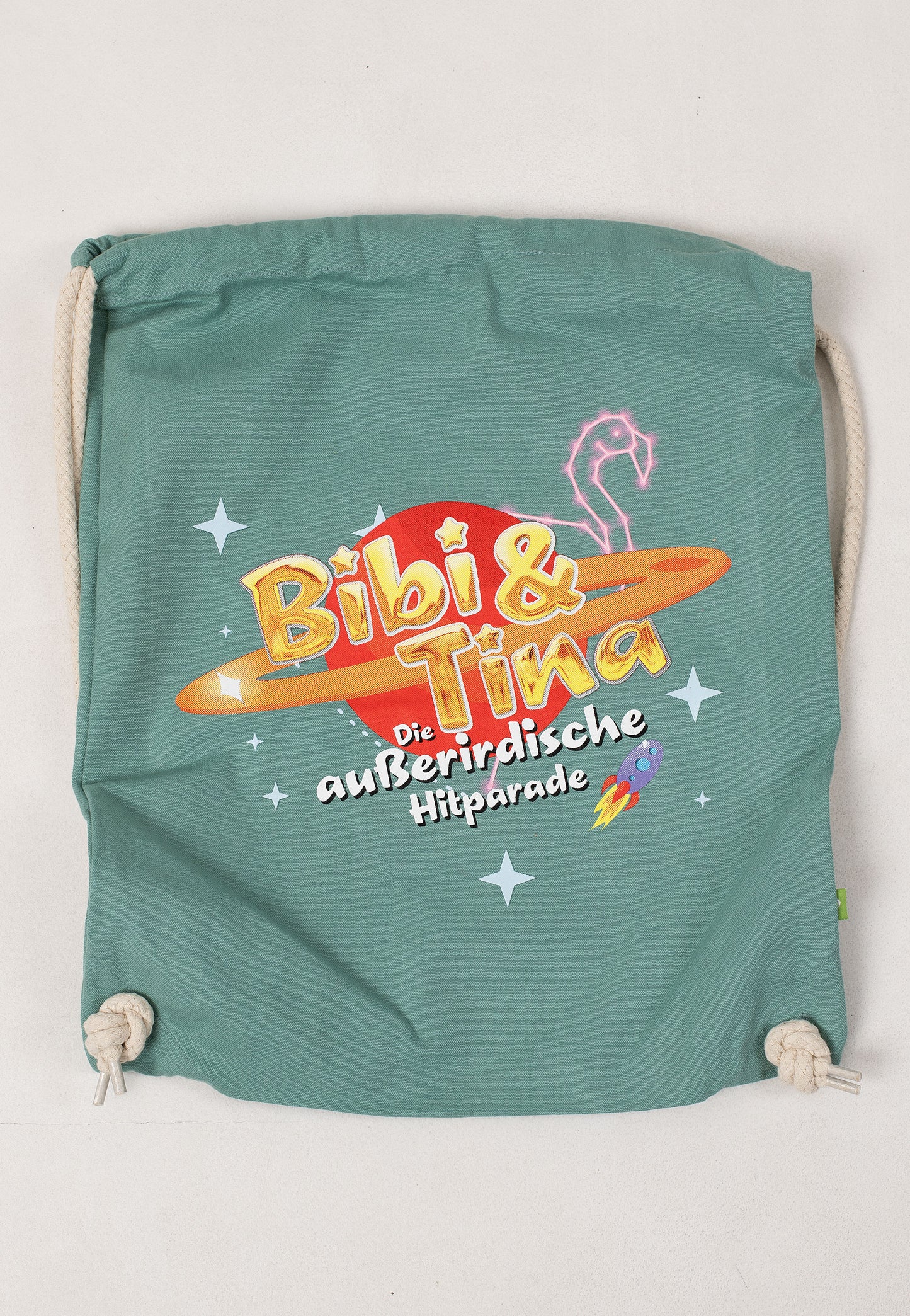 Bibi & Tina - Außerirdische Hitparade Sage Green - Drawstringbag