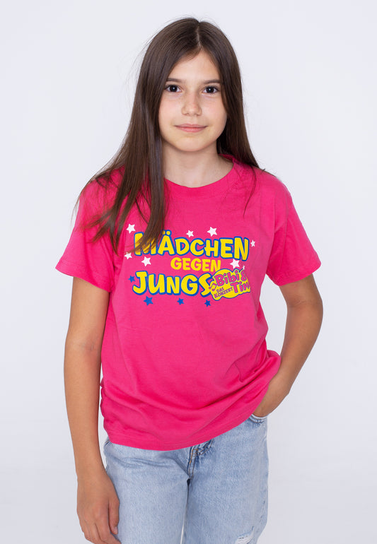 Bibi & Tina - Mädchen Gegen Jungs Pink Kids - T-Shirt | Women-Image