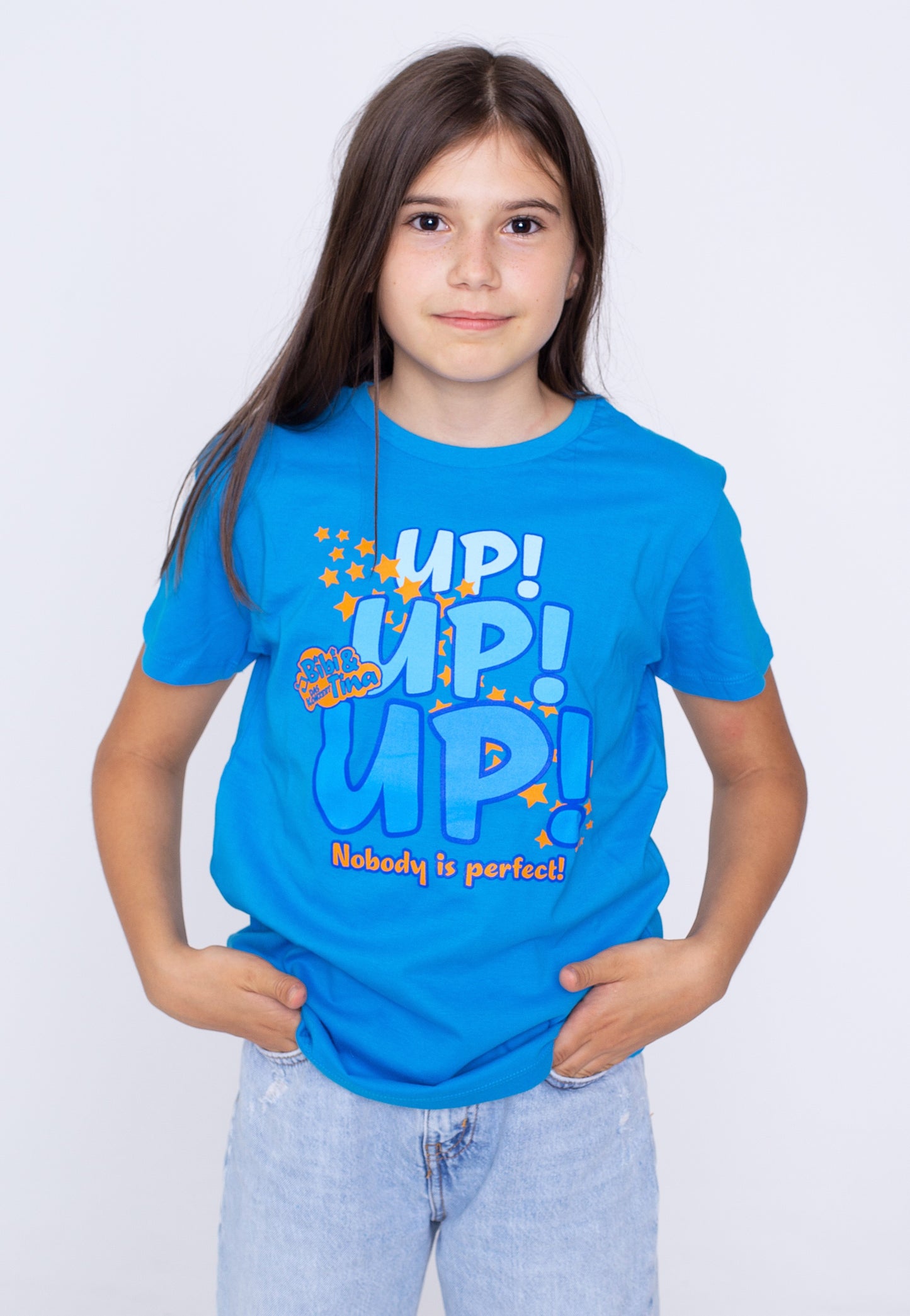 Bibi & Tina - Up! Up! Up! Nobody Is Perfect! Azur Kids - T-Shirt | Men-Image